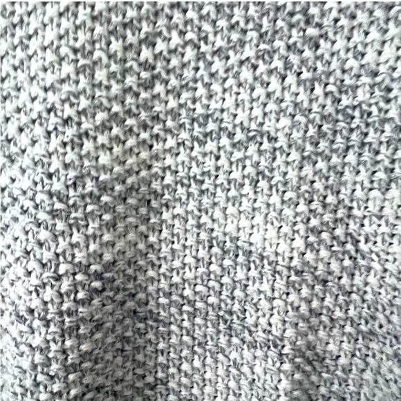 Terra & Sky Grey with Blue Hue Oversized Knit Sweater - Picture 4 of 6